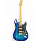 Used Fender 70TH LIMITED EDITION PLAYER STRATOCASTER  HSS PLUS TOP Blue Burst Solid Body Electric Guitar thumbnail