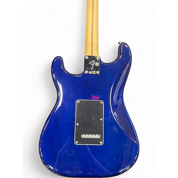 Used Fender 70TH LIMITED EDITION PLAYER STRATOCASTER  HSS PLUS TOP Blue Burst Solid Body Electric Guitar
