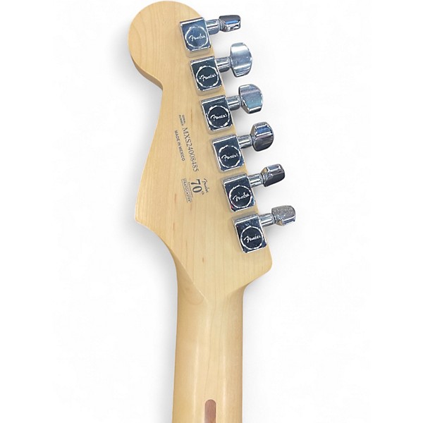 Used Fender 70TH LIMITED EDITION PLAYER STRATOCASTER  HSS PLUS TOP Blue Burst Solid Body Electric Guitar