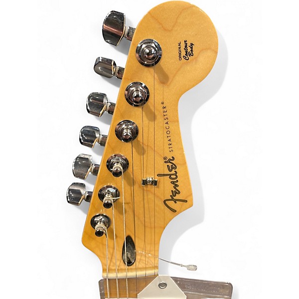 Used Fender Player Stratocaster Black Solid Body Electric Guitar