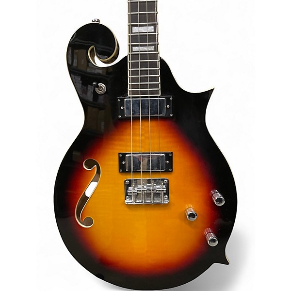 Used Eastwood MRG studio series 2 Color Sunburst Electric Bass Guitar