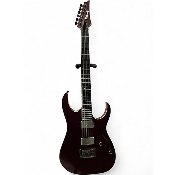 Used 2023 Ibanez RG5121 Prestige Burgundy Metallic Flat Solid Body Electric Guitar