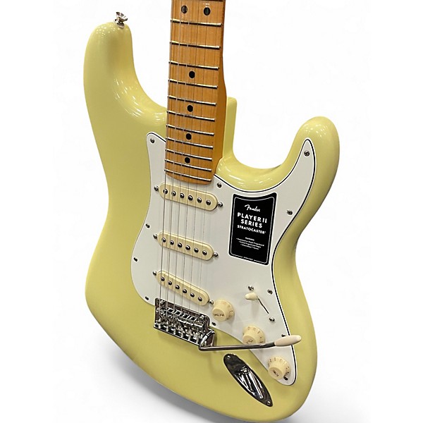Used Fender Player II Stratocaster Hialeah Yellow Solid Body Electric Guitar