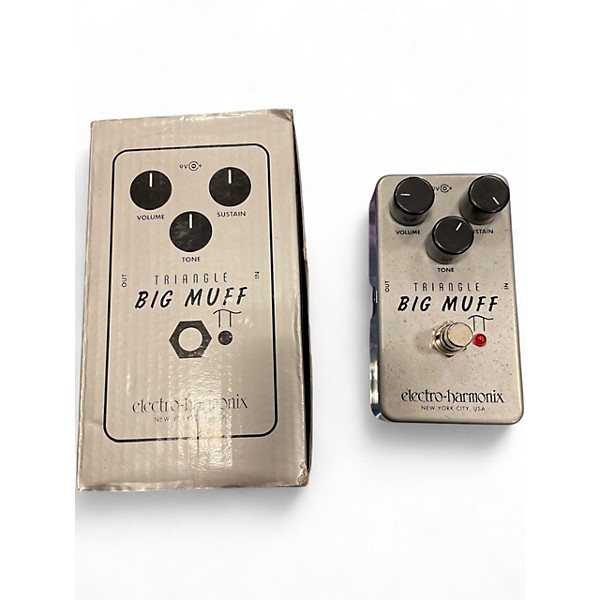 Used Electro-Harmonix Big Muff Triangle Pi Distortion Effect Pedal