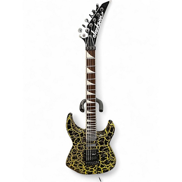 Used Jackson Soloist SL3 Yellow Crackle Solid Body Electric Guitar