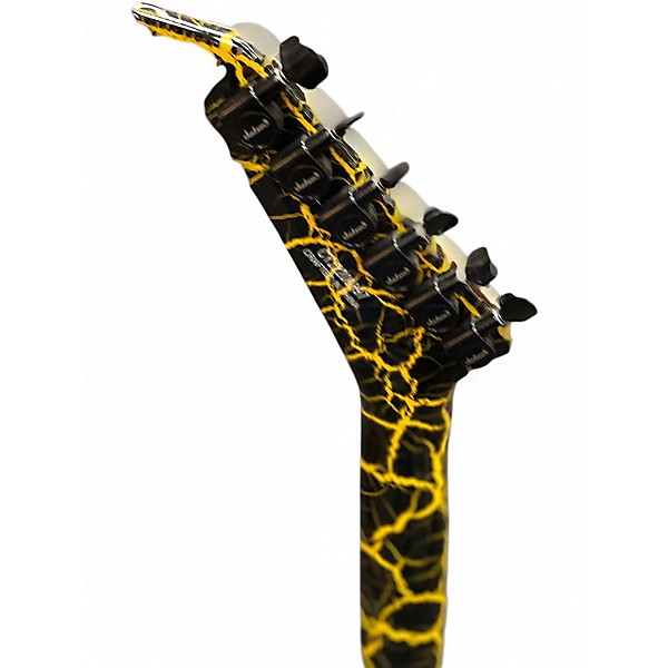 Used Jackson Soloist SL3 Yellow Crackle Solid Body Electric Guitar