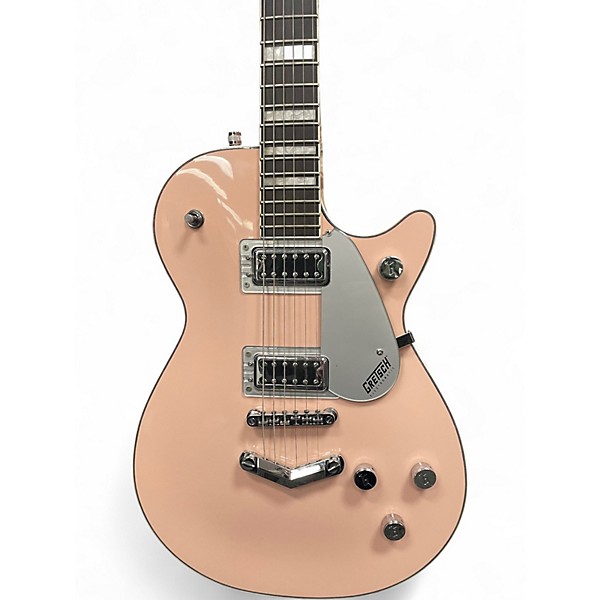 Used 2021 Gretsch Guitars G5230 Electromatic Jet FT Shell Pink Solid Body Electric Guitar