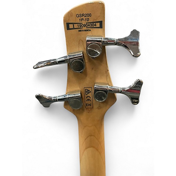 Used Ibanez GSR200 Trans Red Electric Bass Guitar