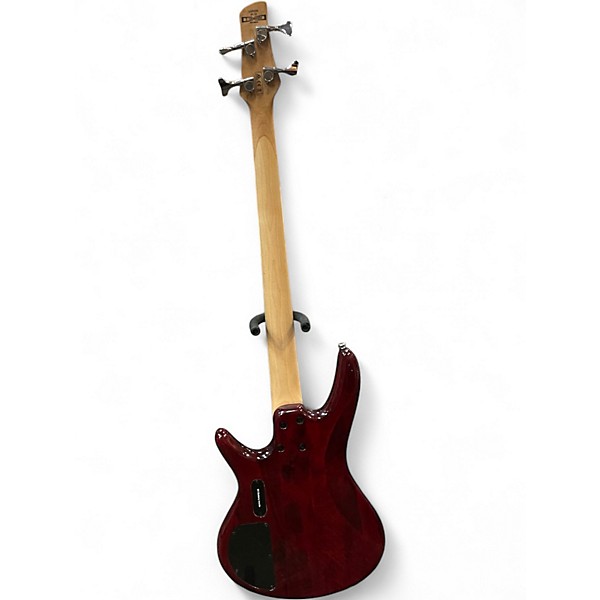Used Ibanez GSR200 Trans Red Electric Bass Guitar