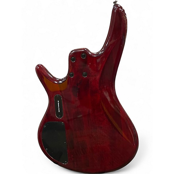 Used Ibanez GSR200 Trans Red Electric Bass Guitar