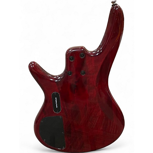 Used Ibanez GSR200 Trans Red Electric Bass Guitar