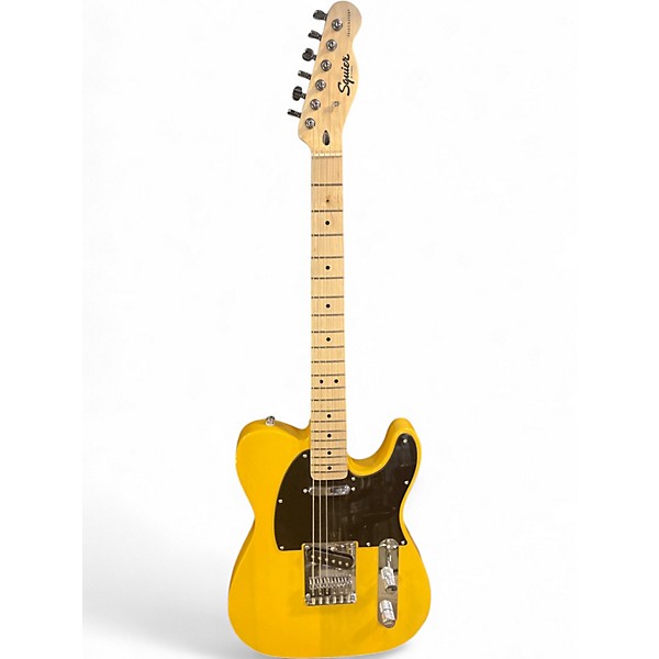Used Squier SONIC TELECASTER Butterscotch Blonde Solid Body Electric Guitar