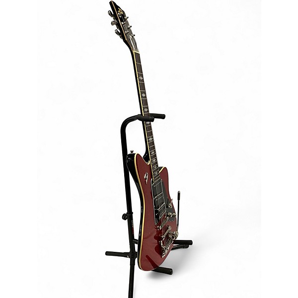 Used 2019 Duesenberg USA PALOMA Red Sparkle Solid Body Electric Guitar