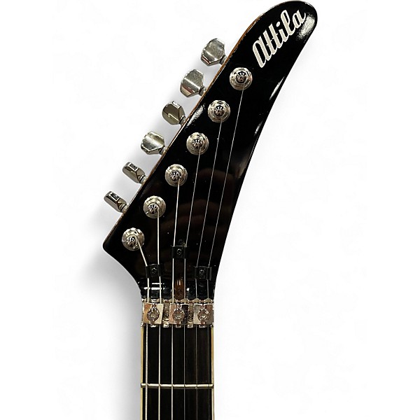 Used Attila Custom Guitars Exotic Firebird Natural Solid Body Electric Guitar