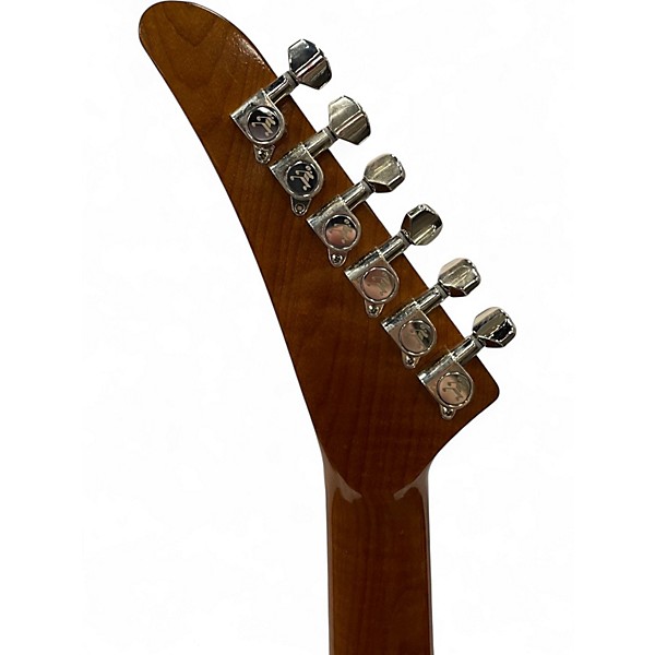 Used Attila Custom Guitars Exotic Firebird Natural Solid Body Electric Guitar