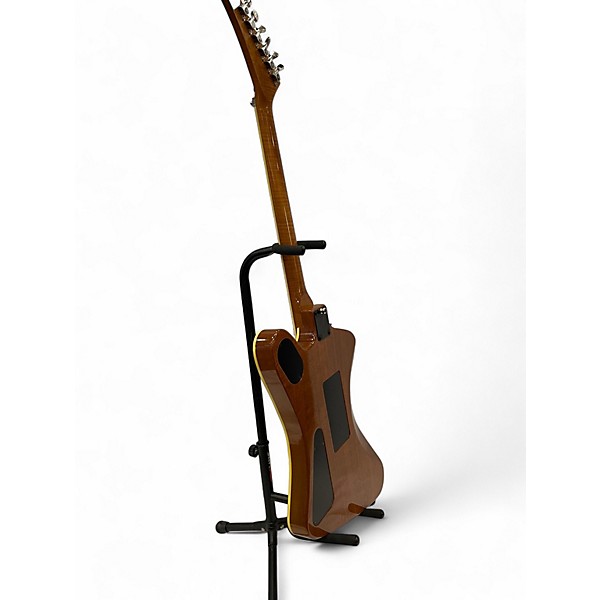 Used Attila Custom Guitars Exotic Firebird Natural Solid Body Electric Guitar