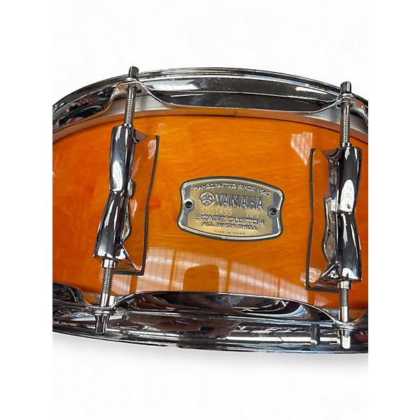 Used Yamaha 14X5.5 Stage Custom Snare Natural Drum