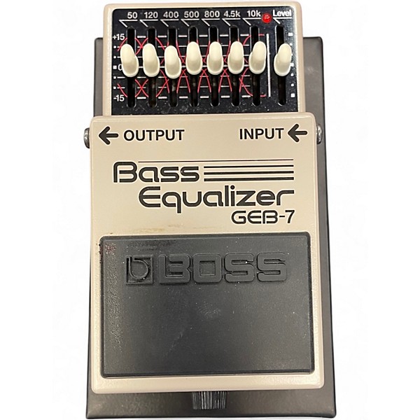 Used BOSS GEB7 7 Band Bass Equalizer Bass Effect Pedal