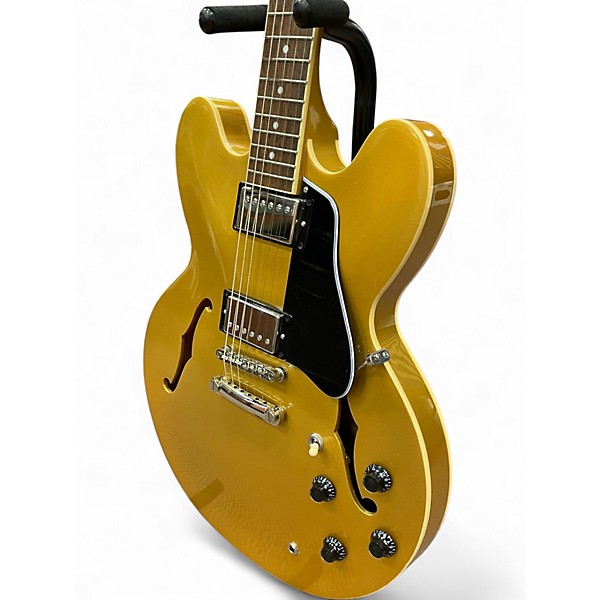 Used Epiphone ES335 Gold Top Hollow Body Electric Guitar