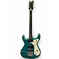 Used Eastwood Sidejack Aqua Blue Solid Body Electric Guitar thumbnail
