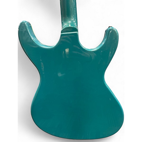 Used Eastwood Sidejack Aqua Blue Solid Body Electric Guitar