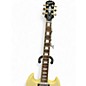 Used 2010s Epiphone 61 Les Paul Custom  Reissue  Antique Ivory Solid Body Electric Guitar