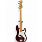 Used Fender Standard Precision Bass Candy Cola Electric Bass Guitar thumbnail
