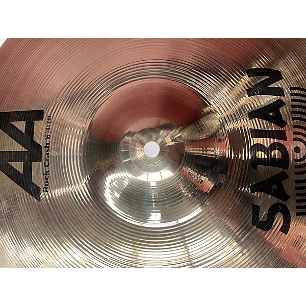 Used SABIAN 16in AA Rock Crash Brilliant Cymbal