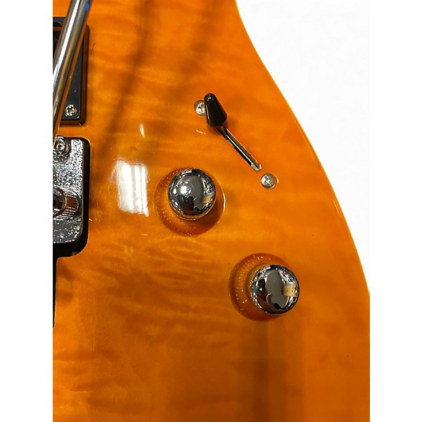 Used Washburn AX3QFR PRO Quilted maple Solid Body Electric Guitar