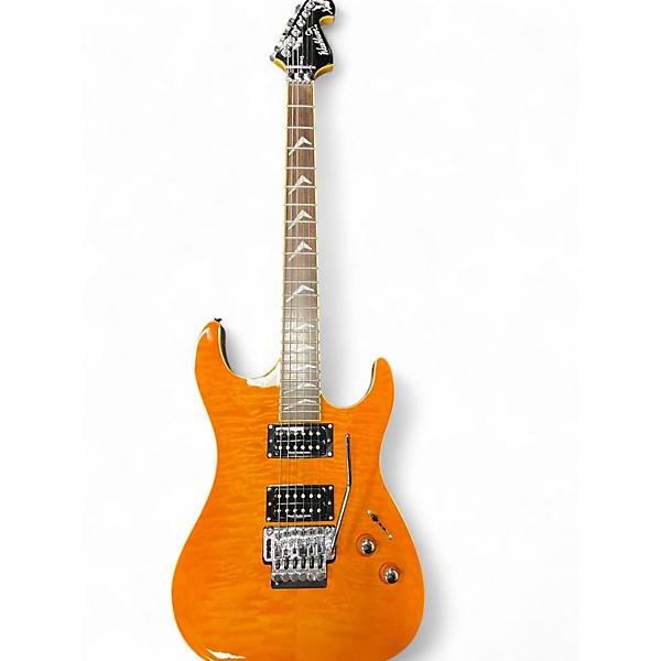 Used Washburn AX3QFR PRO Quilted maple Solid Body Electric Guitar