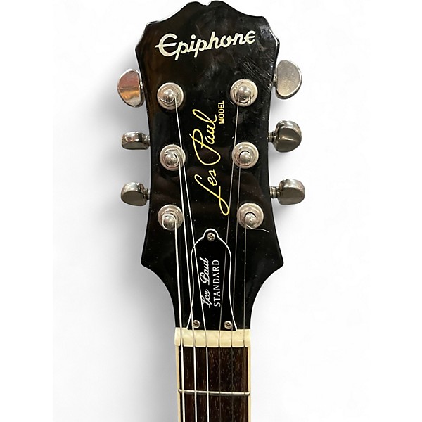 Used Epiphone Les Paul Standard Black Solid Body Electric Guitar