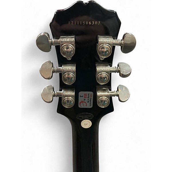 Used Epiphone Les Paul Standard Black Solid Body Electric Guitar