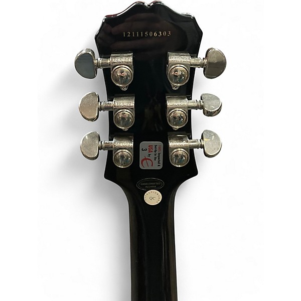 Used Epiphone Les Paul Standard Black Solid Body Electric Guitar