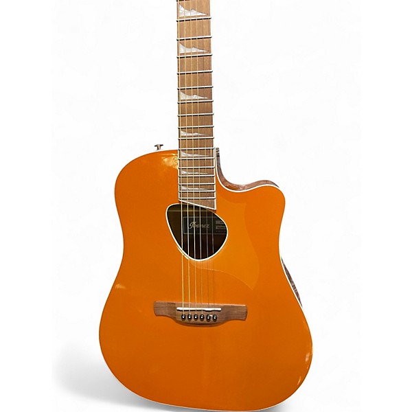 Used Ibanez ALT30 Altstar Orange Acoustic Electric Guitar