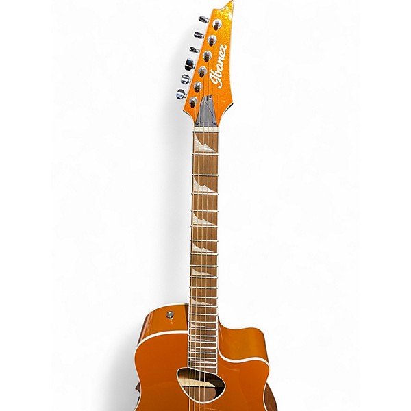 Used Ibanez ALT30 Altstar Orange Acoustic Electric Guitar