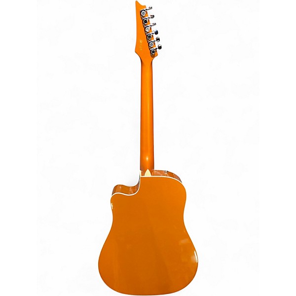 Used Ibanez ALT30 Altstar Orange Acoustic Electric Guitar