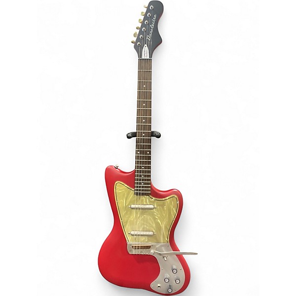 Used Danelectro Dead-On '67 Candy Apple Red Solid Body Electric Guitar