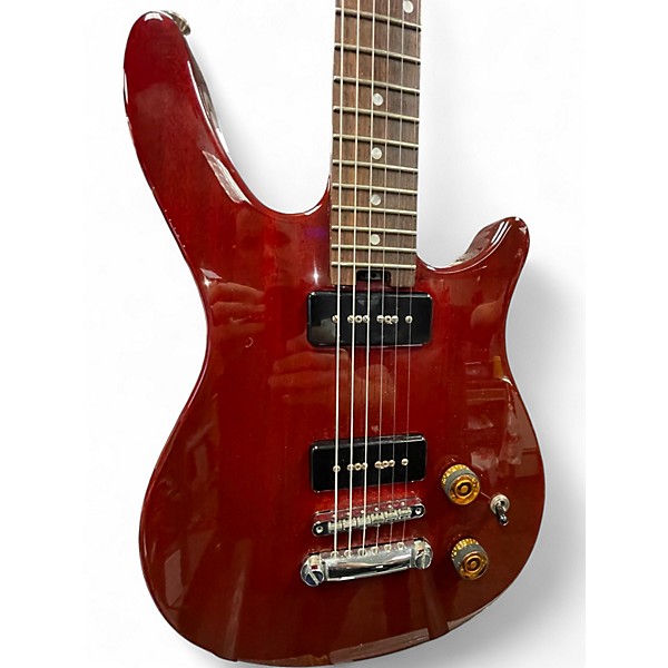 Used Peavey FIRENZA Trans Red Solid Body Electric Guitar