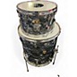 Vintage 1968 Revere 3 Piece Kit Black Diamond Pearl Drum Kit