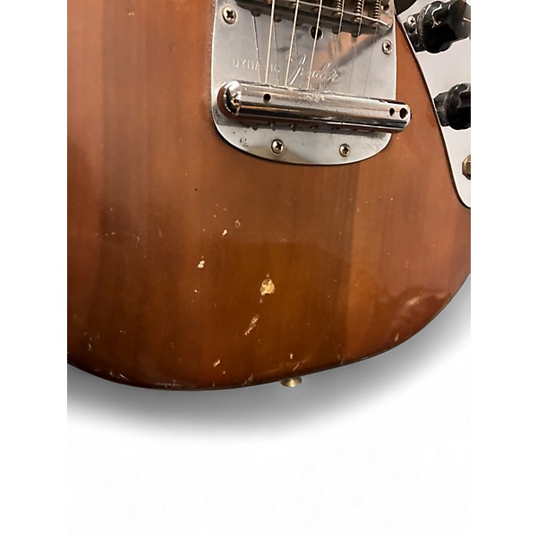 Vintage 1974 Fender Mustang Brown Solid Body Electric Guitar