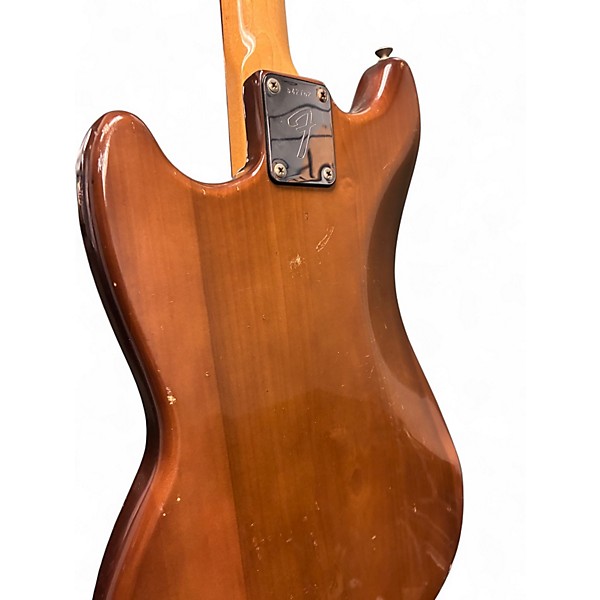Vintage 1974 Fender Mustang Brown Solid Body Electric Guitar