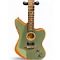 Used Fender Acoustasonic Player Jazmmaster Antique Olive Acoustic Electric Guitar