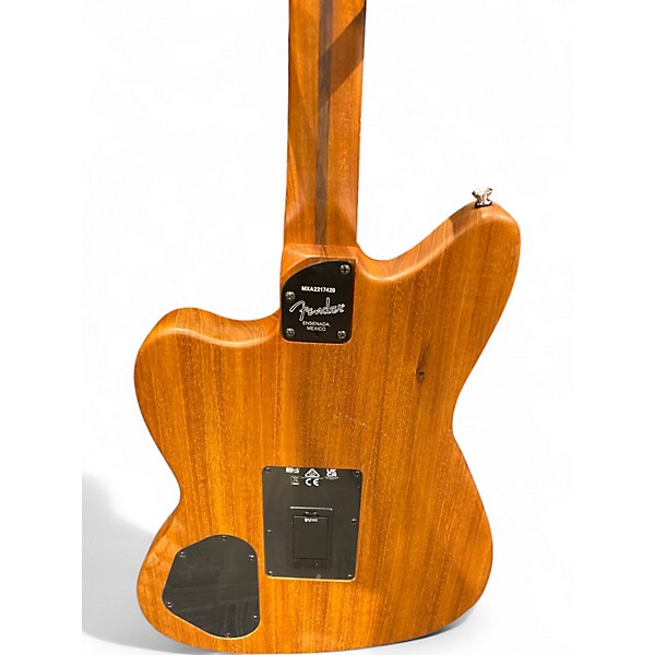 Used Fender Acoustasonic Player Jazmmaster Antique Olive Acoustic Electric Guitar