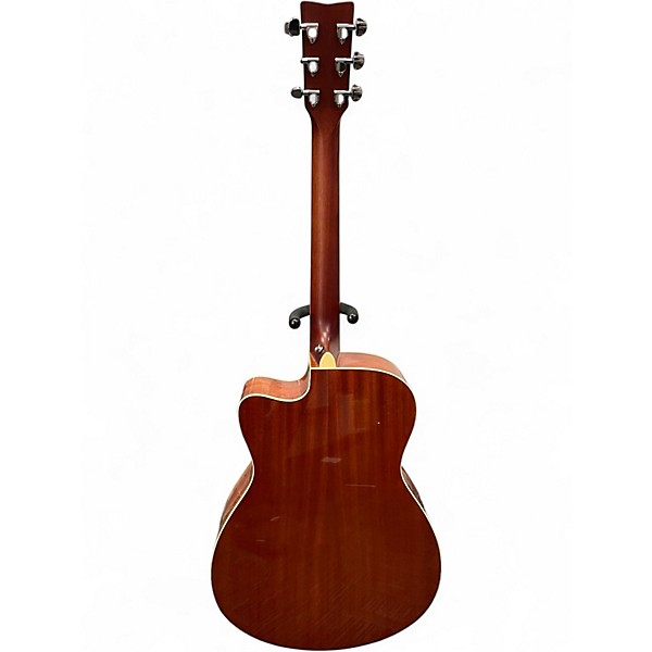 Used Yamaha FSC-TA Brown Sunburst Acoustic Electric Guitar