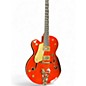 Used Gretsch Guitars G6120LH Orange Hollow Body Electric Guitar thumbnail