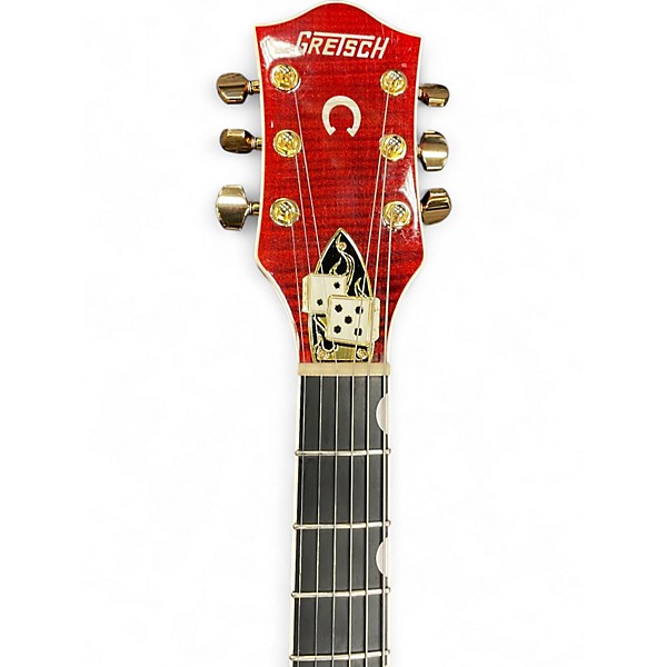 Used Gretsch Guitars G6120LH Orange Hollow Body Electric Guitar