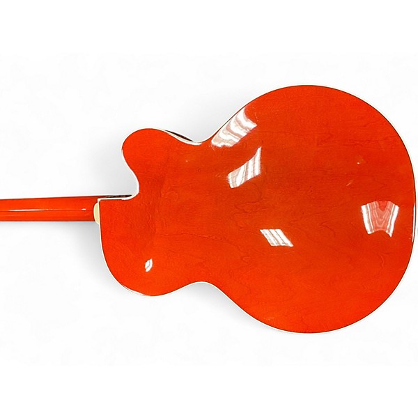 Used Gretsch Guitars G6120LH Orange Hollow Body Electric Guitar