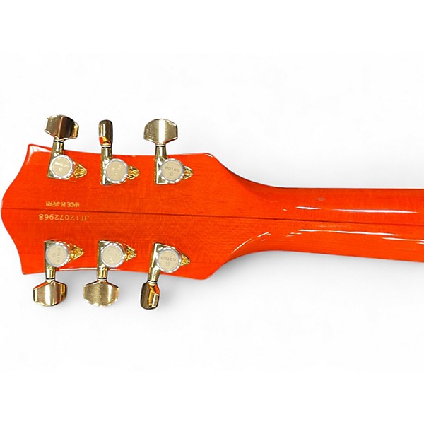 Used Gretsch Guitars G6120LH Orange Hollow Body Electric Guitar