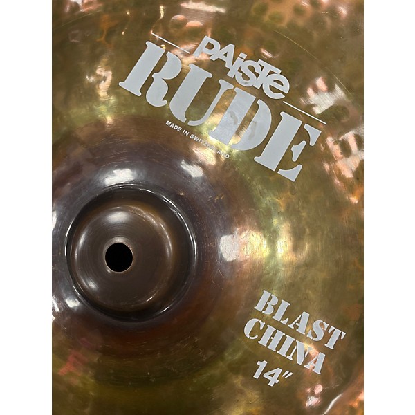 Used Paiste 14in Rude Blast China Cymbal