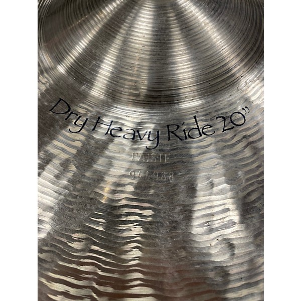 Used Paiste 20in Signature Dry Heavy Ride Cymbal
